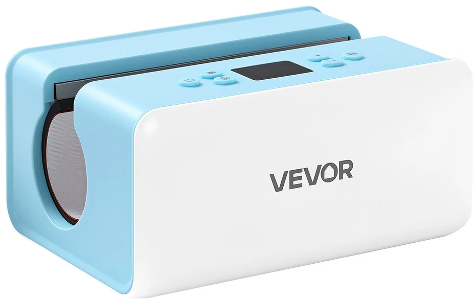 VEVOR Automatinis puodelių presas 80 kg baltas ir mėlynas