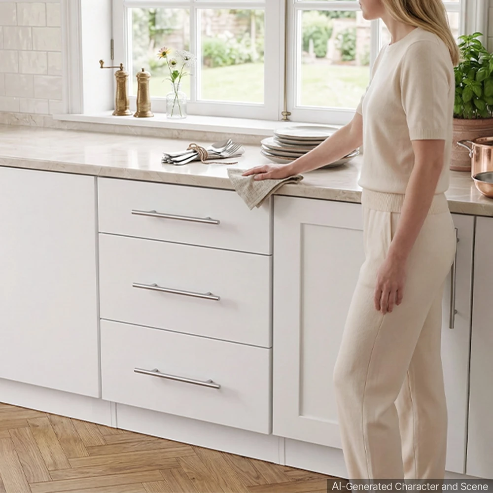 VEVOR Balta „Shaker“ apatinė spintelė 50 cm