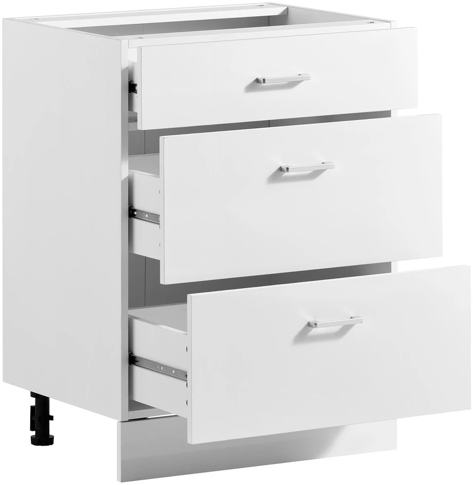 VEVOR Balta „Shaker“ grindinė spintelė 60 cm