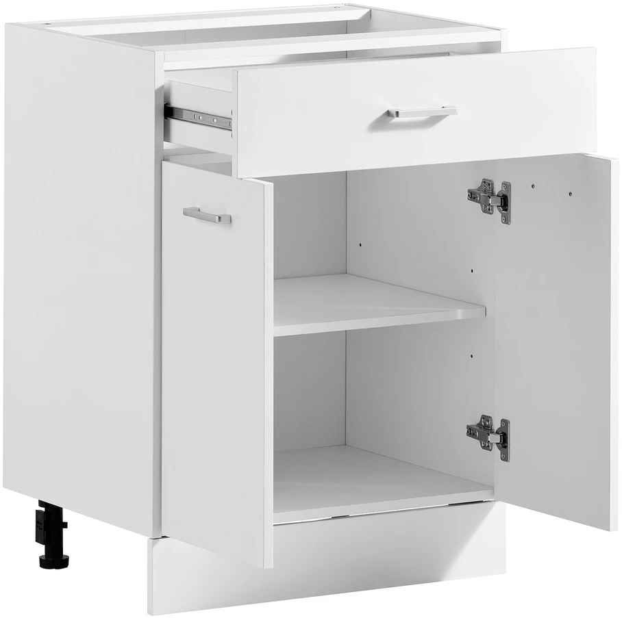 VEVOR Balta „Shaker“ stiliaus apatinė spintelė 60 cm
