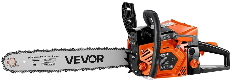 VEVOR Benzininis grandininis pjūklas 508 mm 58CC