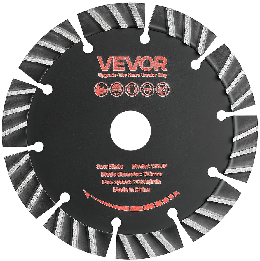 Deimantiniai pjovimo diskai VEVOR 133JP, 133 mm, 5 vnt.