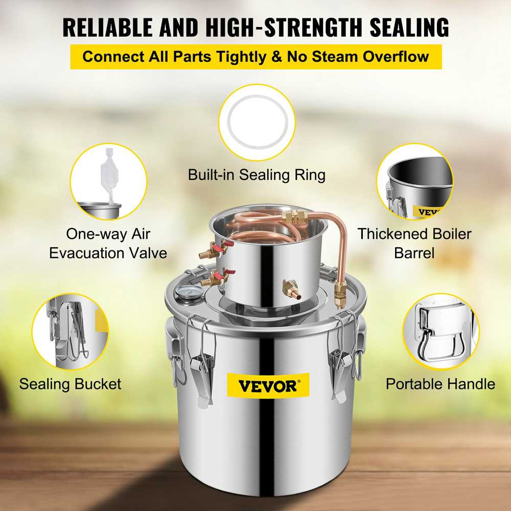 Vevor distiliavimo rinkinys su vandens pompa 36 ltr