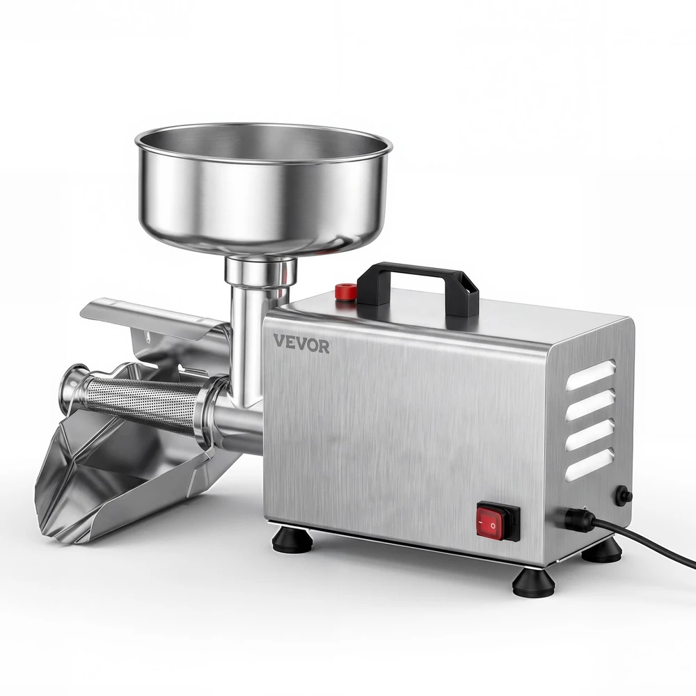 VEVOR Elektrinis pomidorų trintuvas 250 W, 90 kg/h