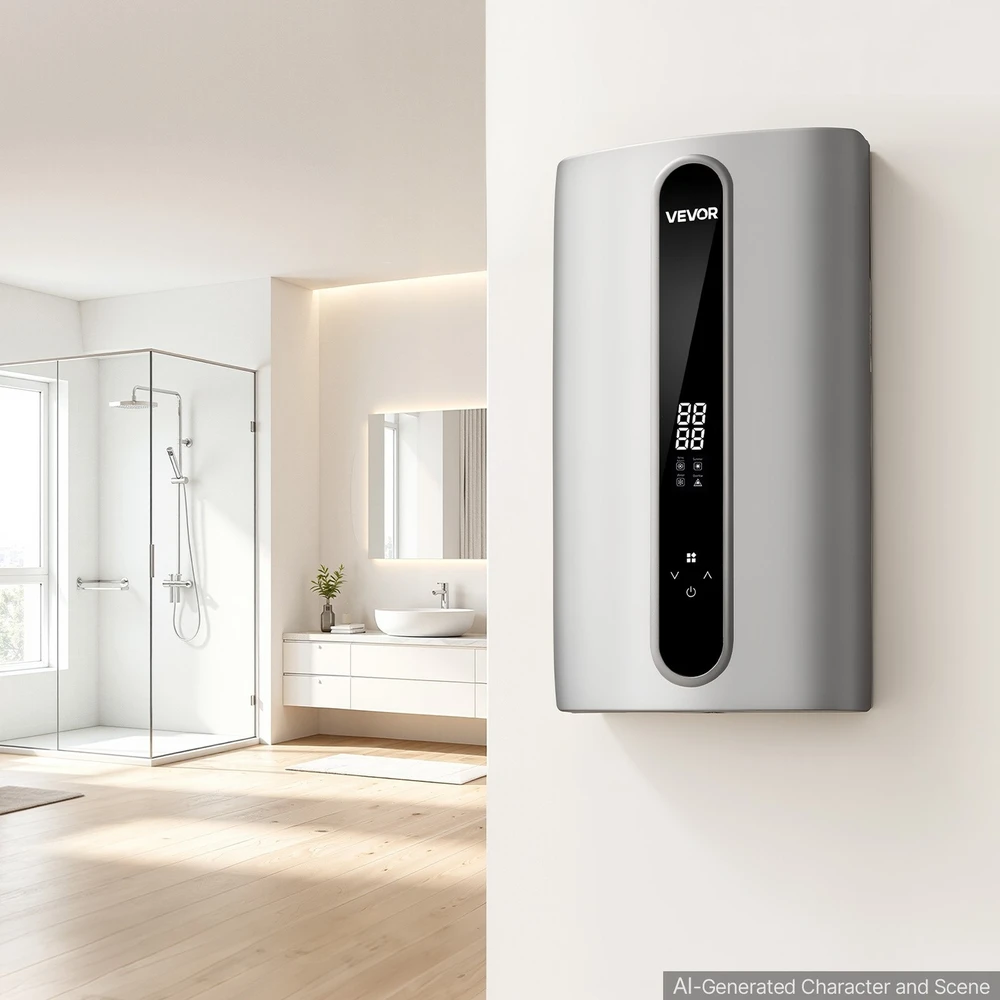 VEVOR Elektrinis pratekamasis vandens šildytuvas 18 kW, 3 fazių