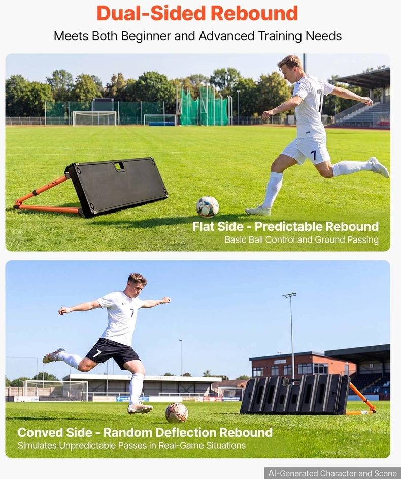 VEVOR Futbolo atmušimo lenta 95 x 25 cm