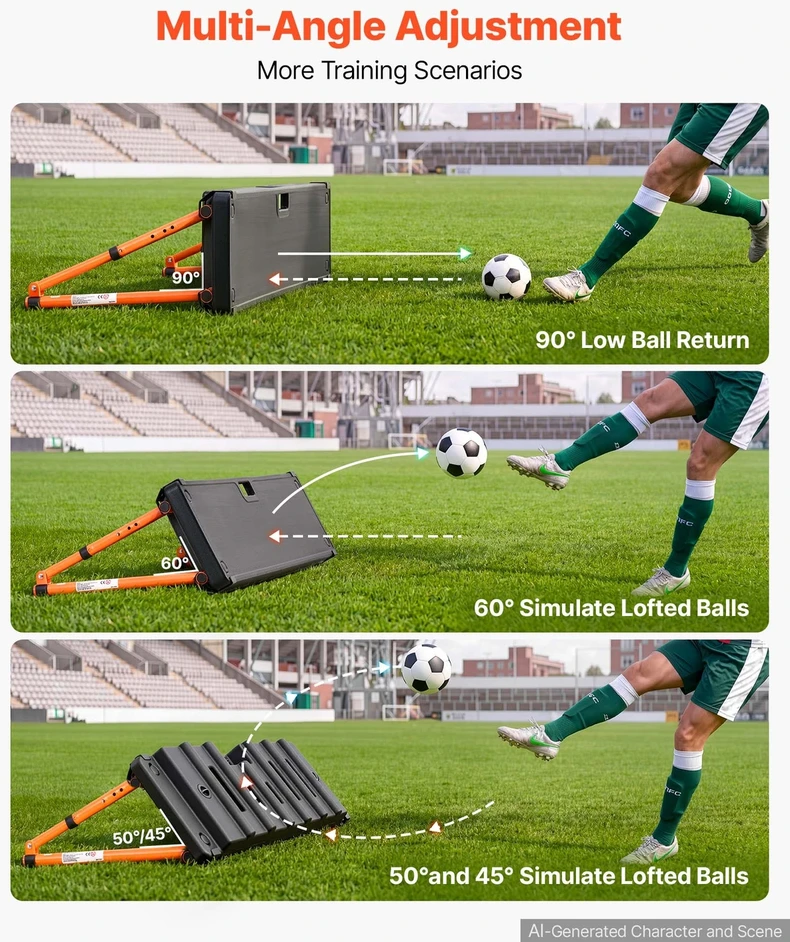 VEVOR Futbolo atmušimo lenta 95 x 25 cm