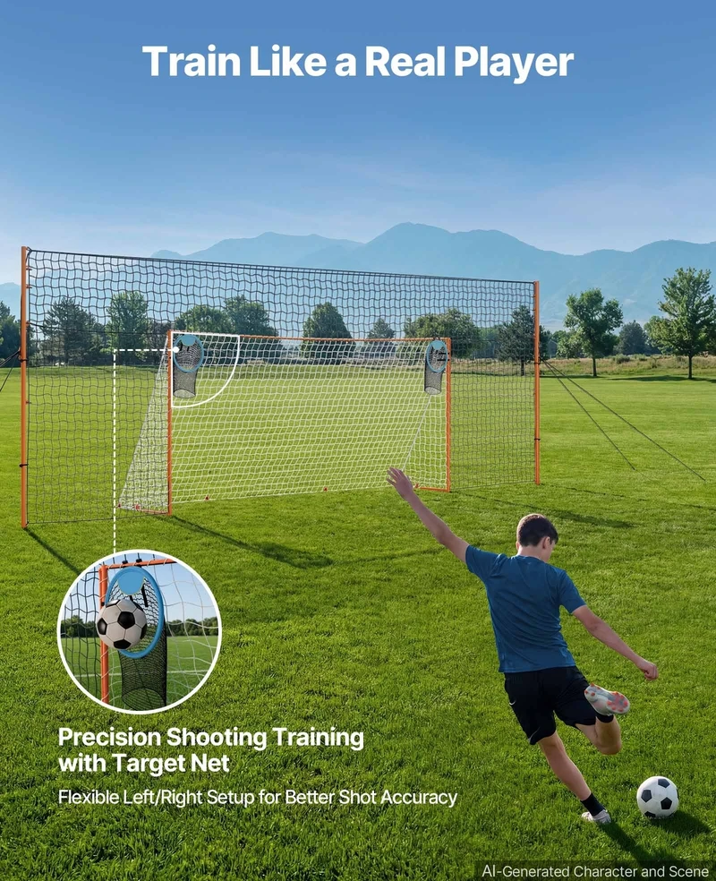 VEVOR Futbolo vartai 4,84 x 2,12 m