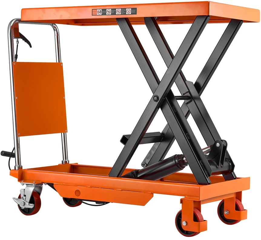 VEVOR Hidraulinis žirklinis kėlimo vežimėlis, 1000 kg