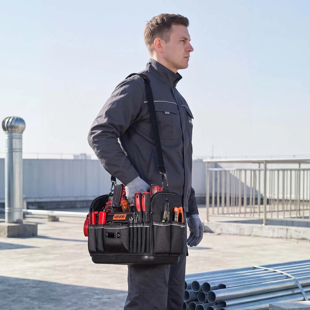VEVOR Įrankių krepšys 330 mm su 33 kišenėmis