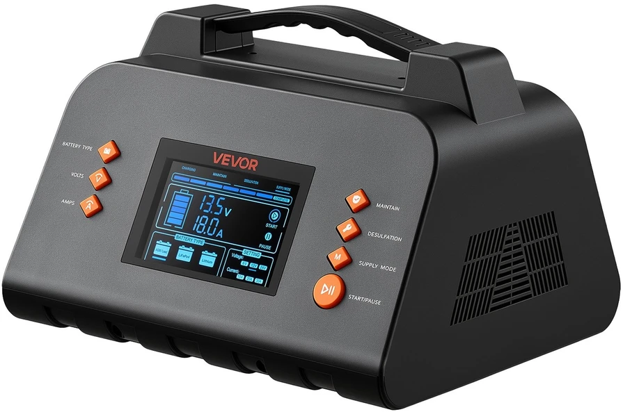 VEVOR Išmanus akumuliatorių įkroviklis 30A 6V/12V/24V