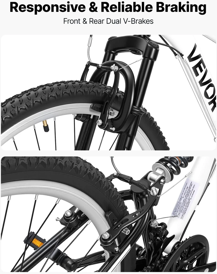 VEVOR Kalnų dviratis vyrams ir moterims 70 cm