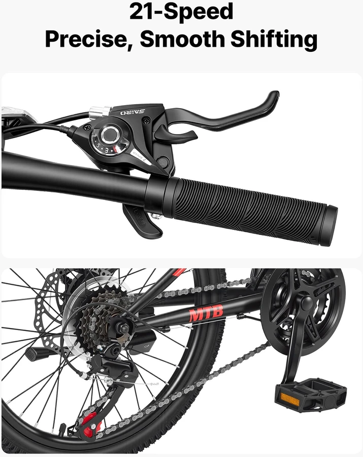 VEVOR Kalnų dviratis vyrams ir moterims 50.8 cm