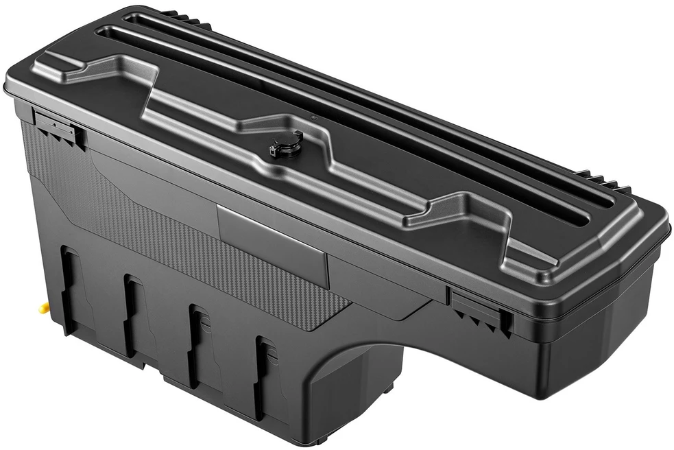 VEVOR Sunkvežimio krovinių dėžė, užrakinama, vandeniui atspari įrankių dėžė Dodge Ram 1500, 25L ABS, ratų arkos organizatorius, juoda, pikapui, įrankiams