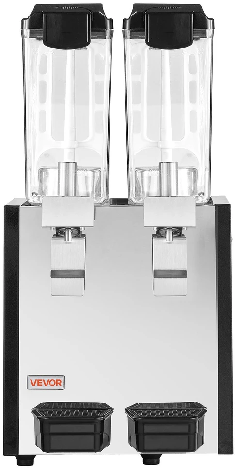 VEVOR Komercinis gėrimų dispenseris 2x10 l