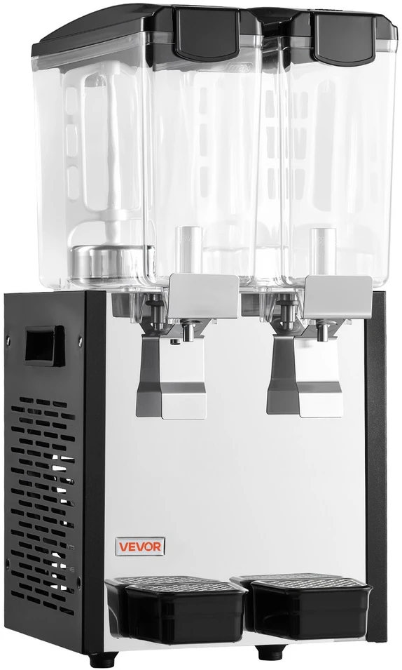 VEVOR Komercinis gėrimų dispenseris 2x10 l
