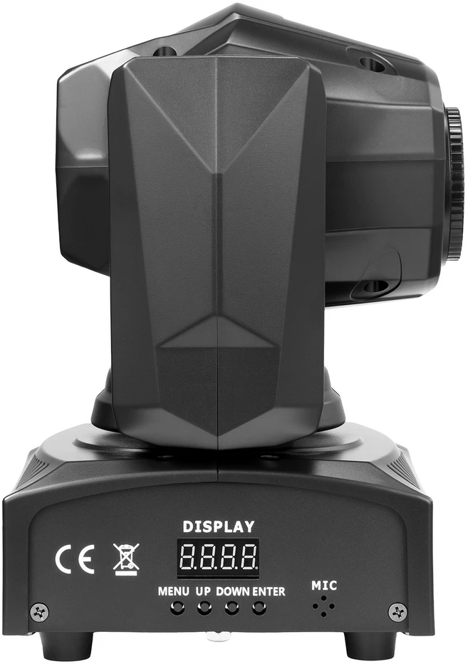 VEVOR LED judanti galva, 30W RGB scenos šviestuvas