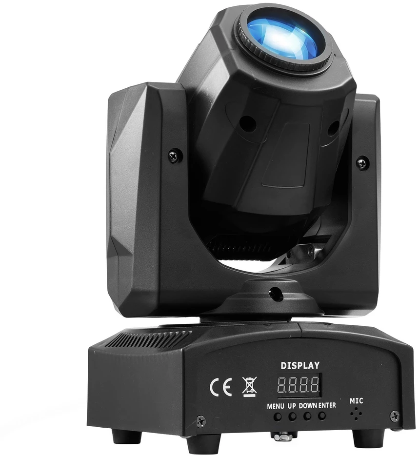 VEVOR LED judanti galva, 30W RGB scenos šviestuvas