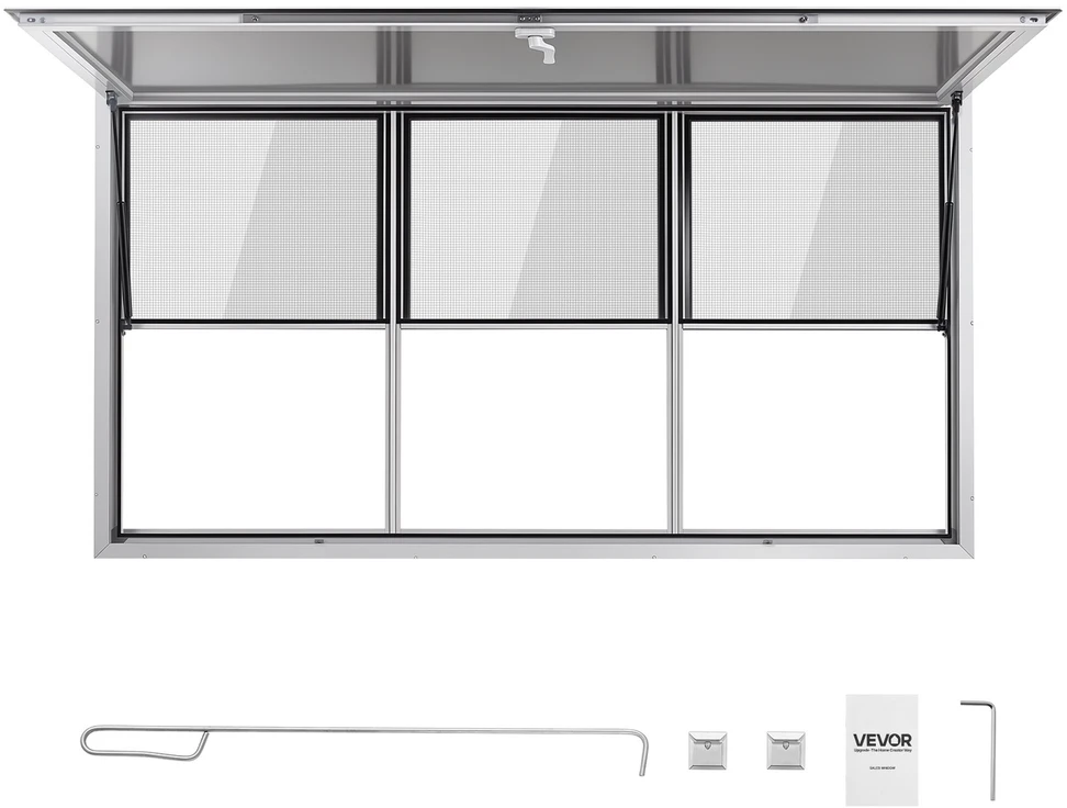 VEVOR Maisto furgono aptarnavimo langas 1880x1016 mm