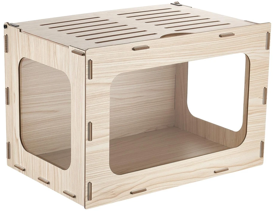 VEVOR Medinis narvas žiurkėnui 605 x 405 x 405 mm