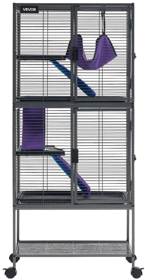 VEVOR Metalinis narvas smulkiems gyvūnams 138 cm