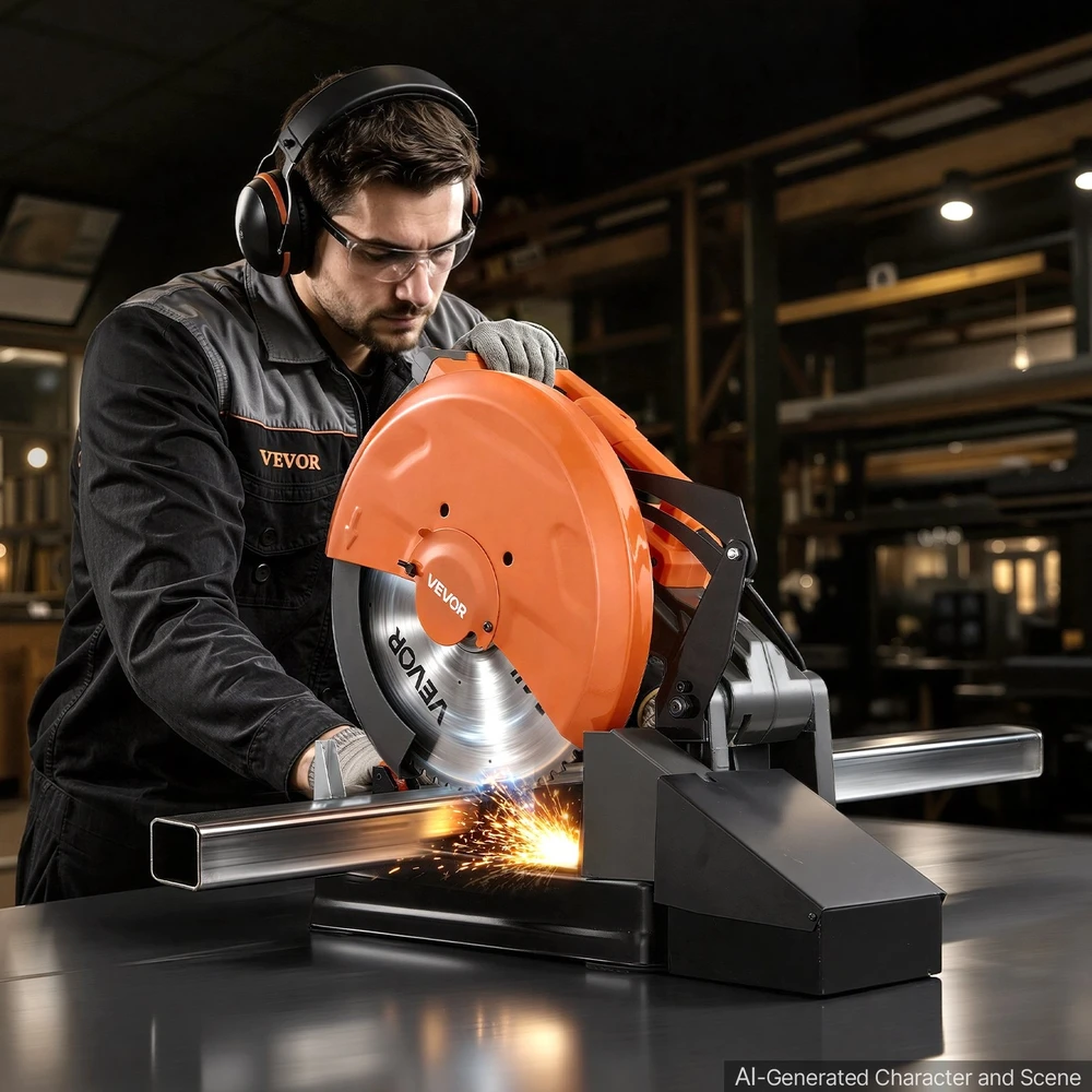 VEVOR Metalo pjovimo staklės 355 mm 3500 W