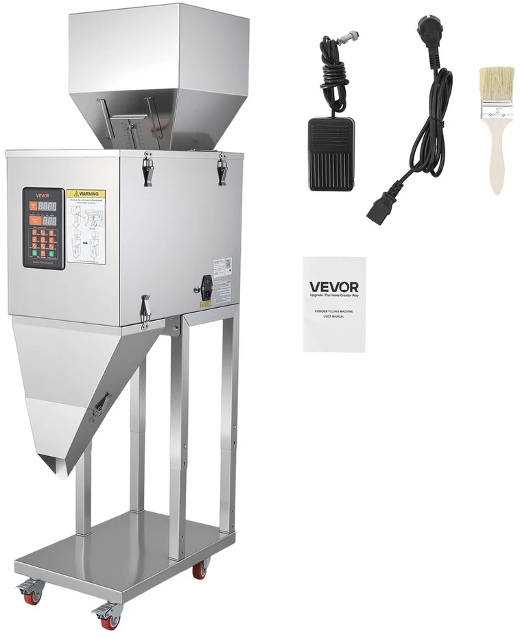 Birių produktų dozavimo mašina VEVOR F-3000-V2, 20-3000 g