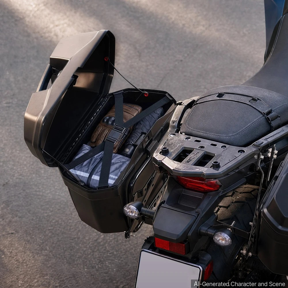 VEVOR Motociklo šoniniai lagaminai 46 L (2 vnt.)