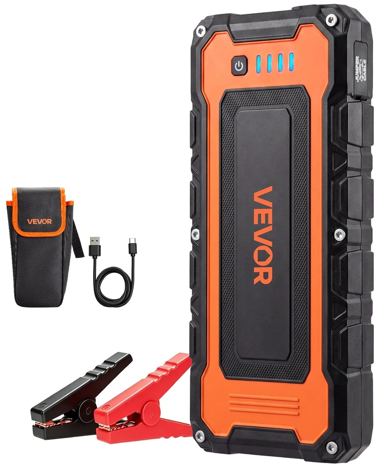 VEVOR Nešiojamas 12V užvedimo starteris 5000A