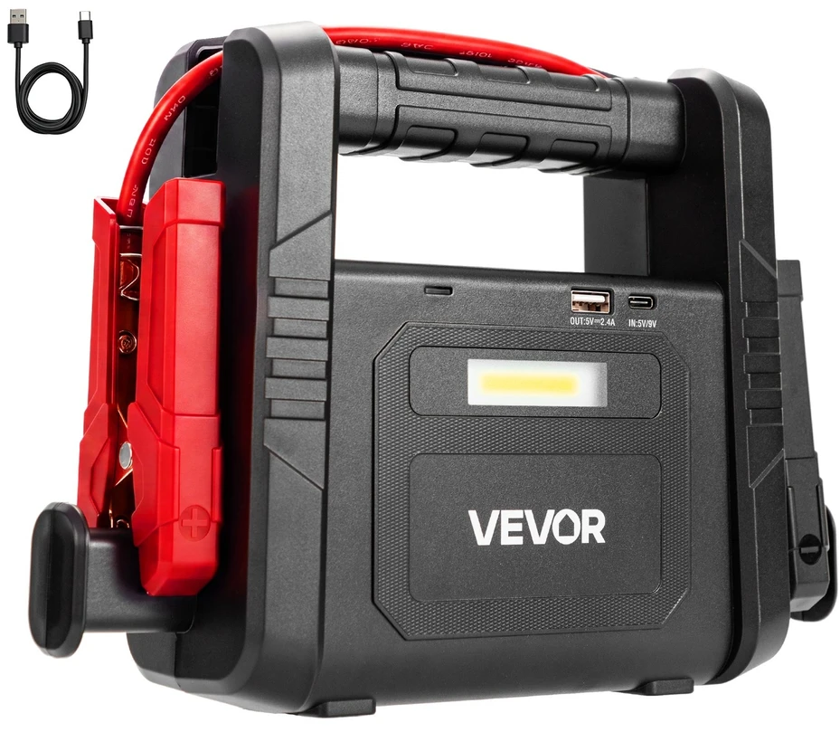 VEVOR Nešiojamas užvedimo įkroviklis 6000A 12V