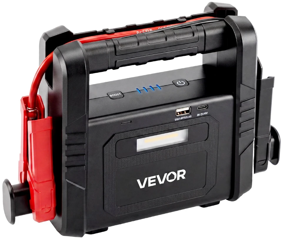 VEVOR Nešiojamas užvedimo įkroviklis 6000A 12V