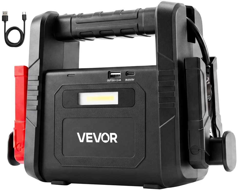 VEVOR Nešiojamas užvedimo įkroviklis 6000A 12V