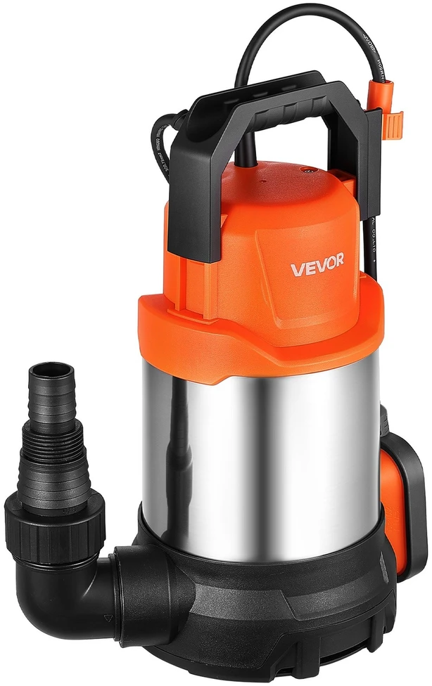 VEVOR Panardinamas vandens siurblys 750W 20000 L/H