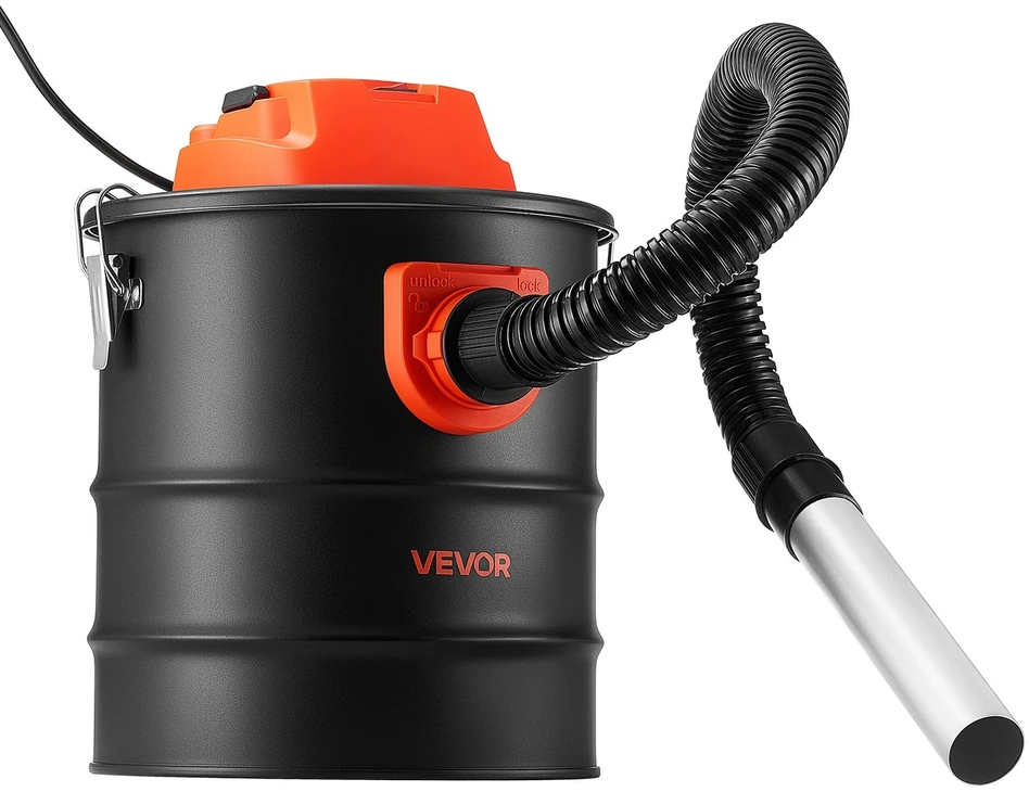 VEVOR Pelenų dulkių siurblys 15 l, 1200 W