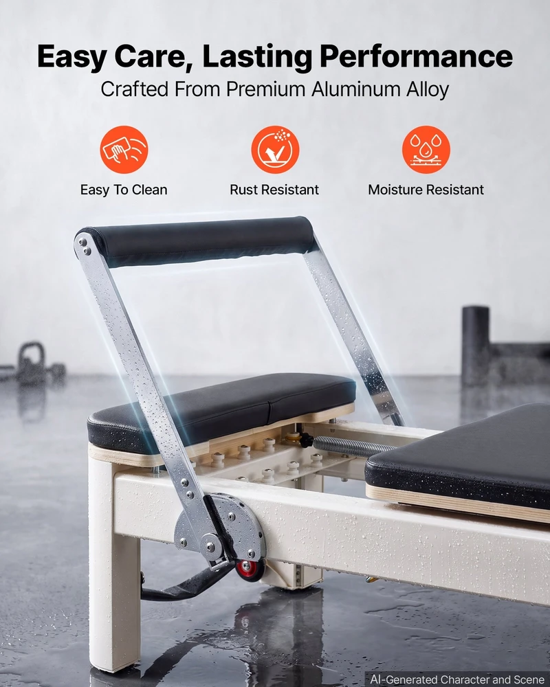 VEVOR Pilates reformeris 2,3 m treniruoklis