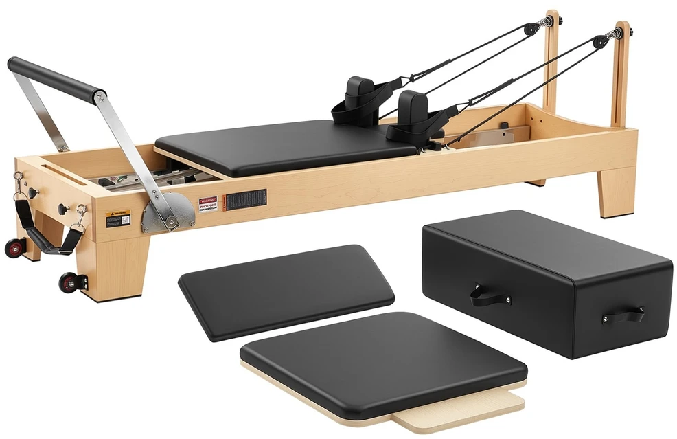VEVOR Pilates reformeris 2,4 m iš klevo