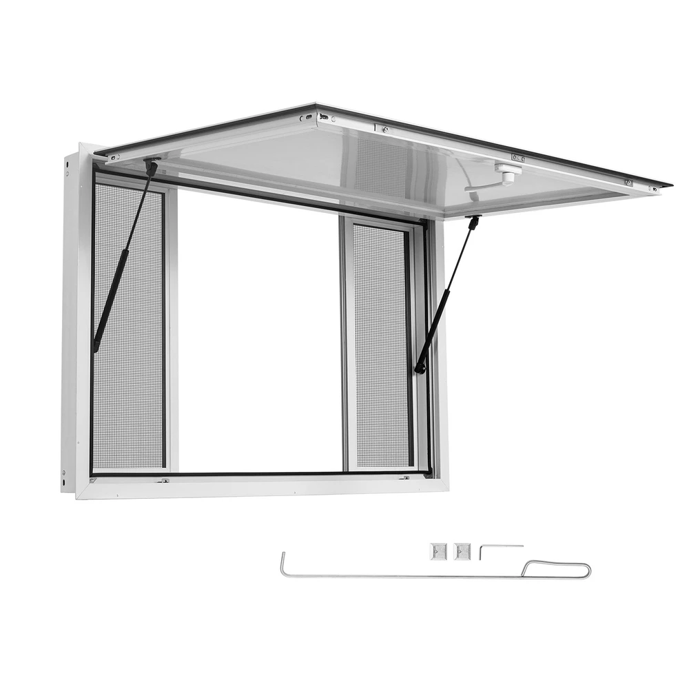 VEVOR Prekybinis aptarnavimo langas 1143x762 mm