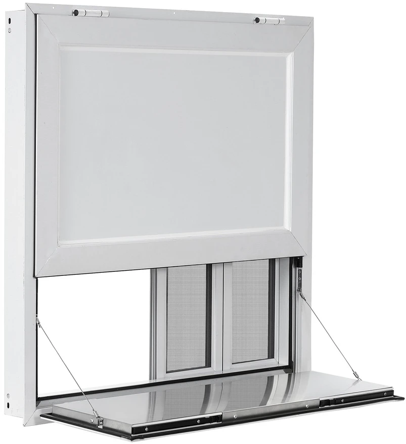 VEVOR Prekybos langas su sulankstoma lentyna 915x915mm