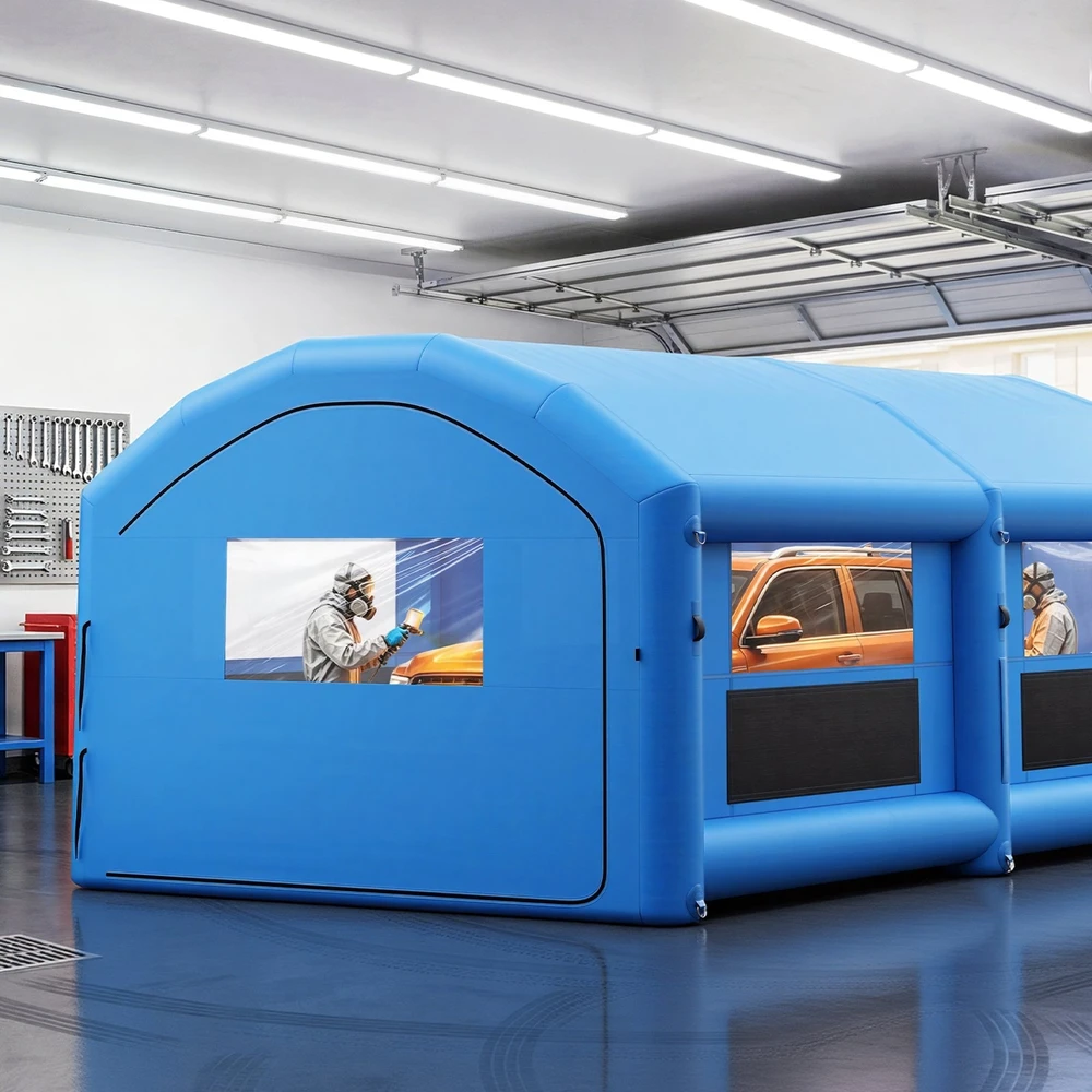 VEVOR Pripučiama dažymo kabina 8 x 4,5 x 3 m