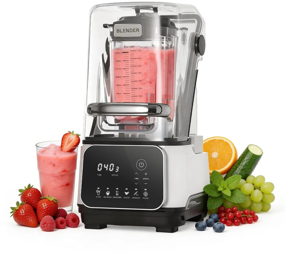 VEVOR Profesionalus 2L blenderis su apsauga