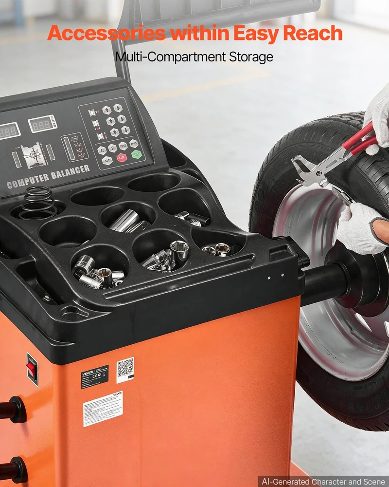VEVOR Ratų balansavimo staklės 250W