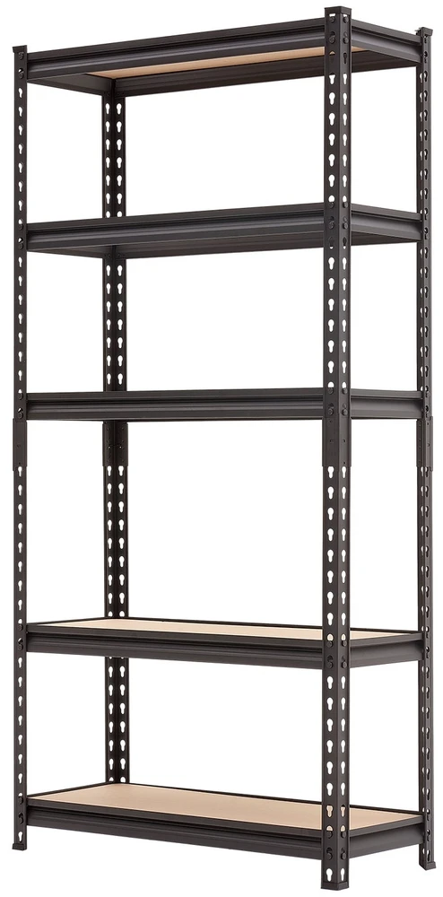 VEVOR Tvirtas metalinis sandėliavimo stelažas 5 aukštų, iki 190 kg 75x30x152 cm
