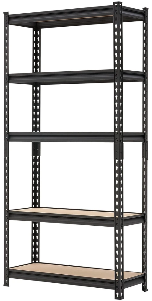 VEVOR Tvirtas metalinis sandėliavimo stelažas 5 aukštų, iki 190 kg 75x30x152 cm