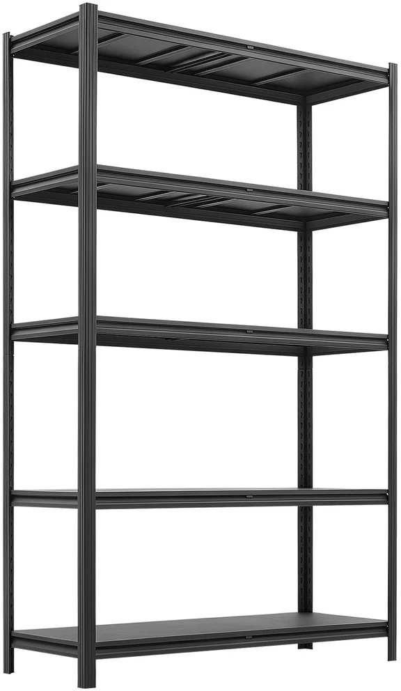 VEVOR Garažo lentynos / stelažai, 5 pakopos, 122x45.7x198.1 cm, 1361 kg