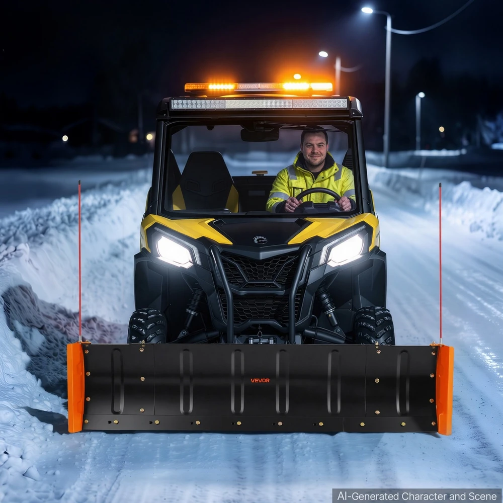 VEVOR Sniego peilio komplektas keturračiui ir UTV