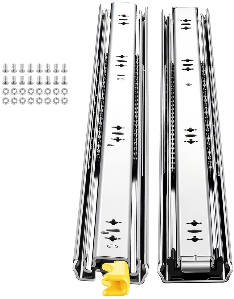 VEVOR Stalčių bėgeliai su fiksatoriumi 75 cm, 6 poros