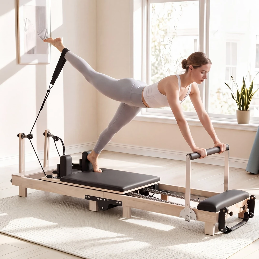 VEVOR Sulankstomas pilates reformeris 2,3 m