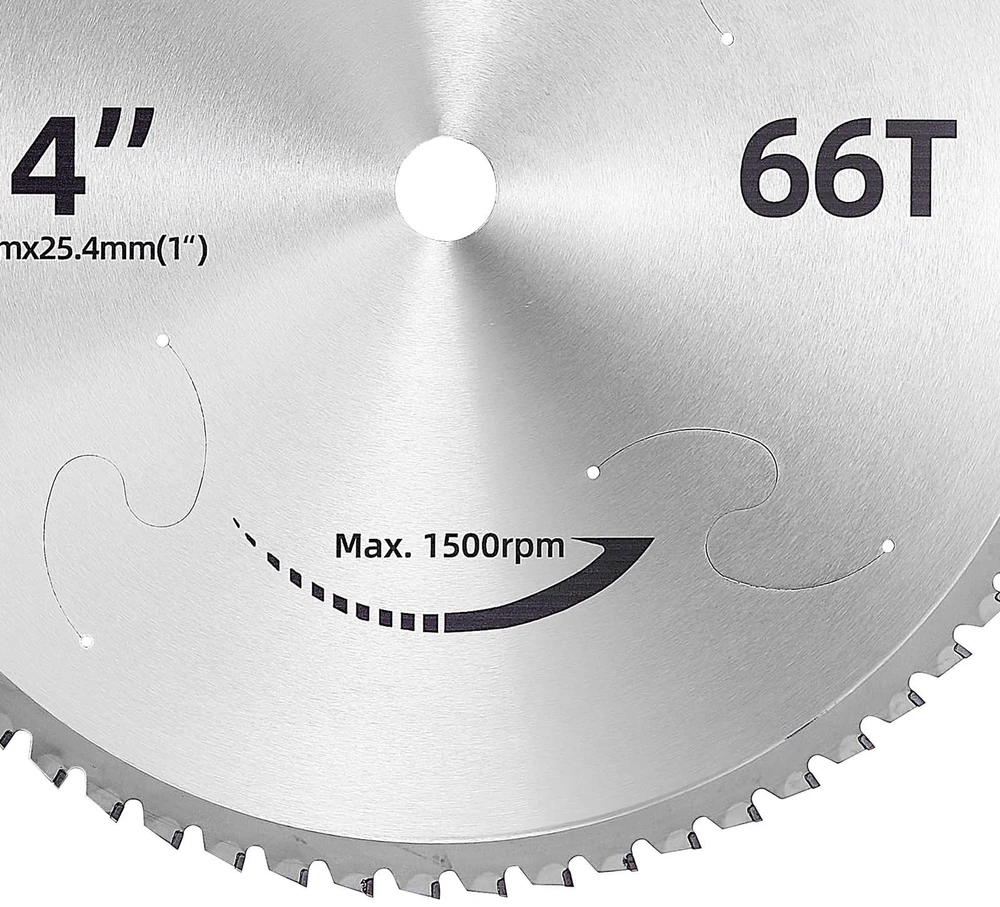VEVOR Švytuoklinio pjūklo diskas 355,6 mm 66T