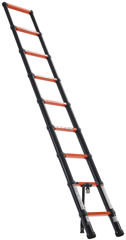 VEVOR Teleskopinės kopėčios 263 cm su mygtuku