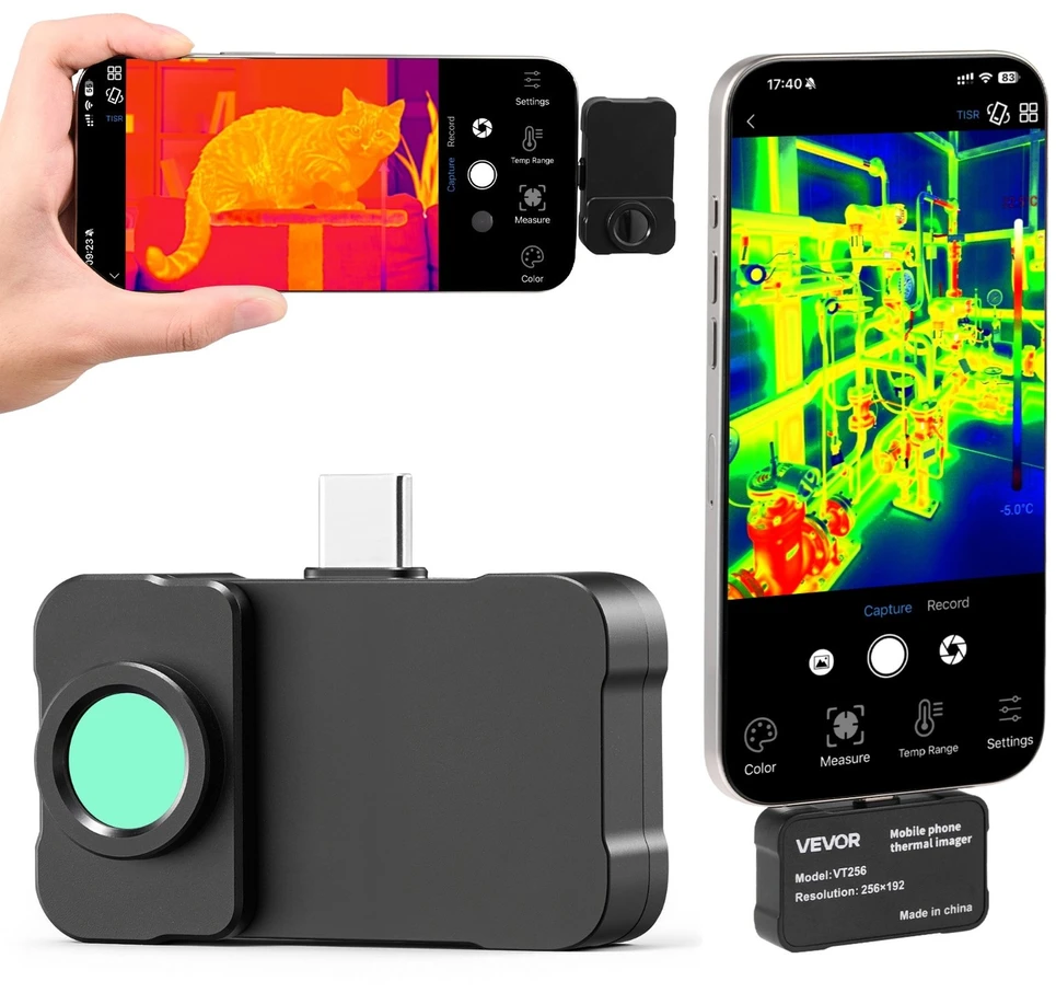 VEVOR Termovizinė kamera Android ir iOS